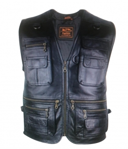 Leather Western Vest